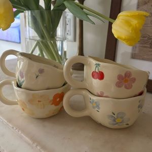 Handmade Painted Mugs
